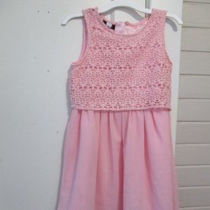 HOLIDAY EDITONS. GIRLS 8 PINK DRESS. EXC